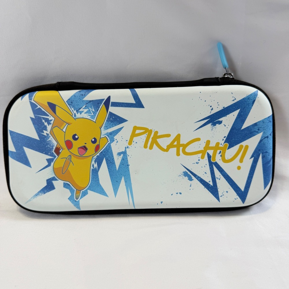 PowerA Slim Case Nintendo Switch Lite OS Pikachu High Voltage White Blue Black